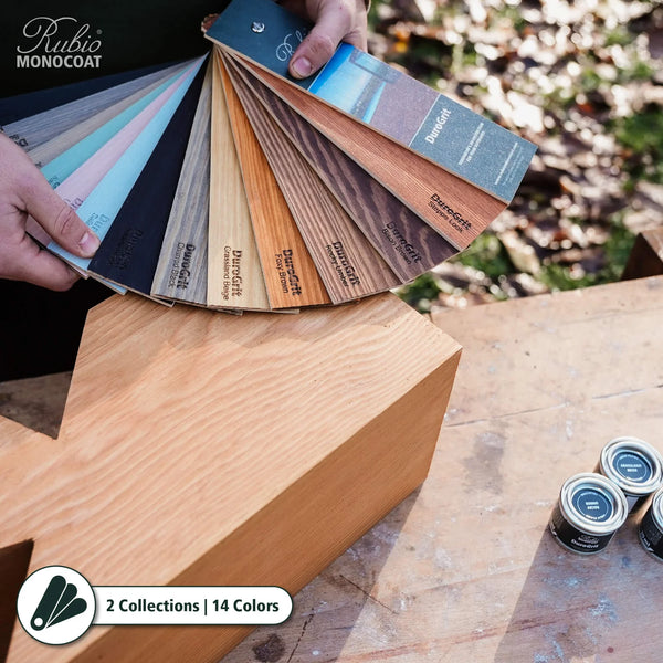 Rubio Monocoat DuroGrit - Full Color Swatch of Exterior Wood Stain and Finishes