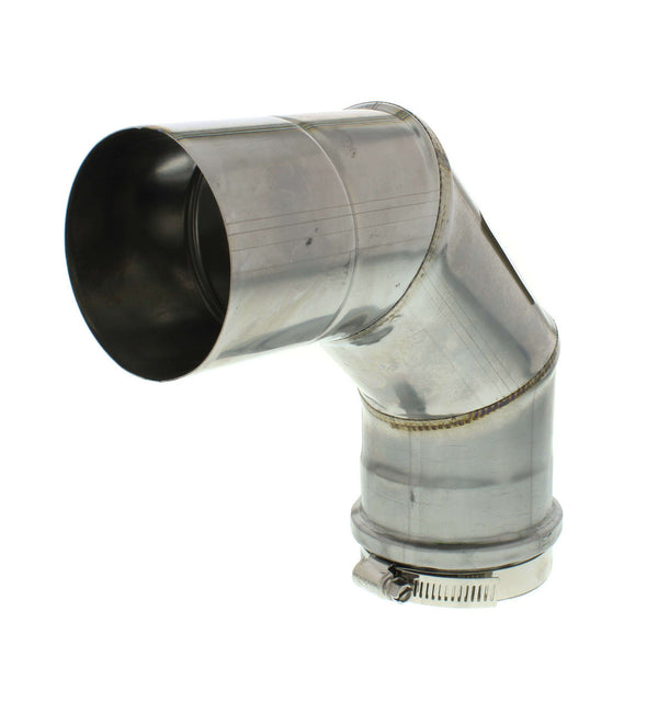 3 Inch Stainless Steel Horizontal Vent Kit with 2.5" Adapter