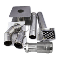 3 Inch Stainless Steel Horizontal Vent Kit with 2.5