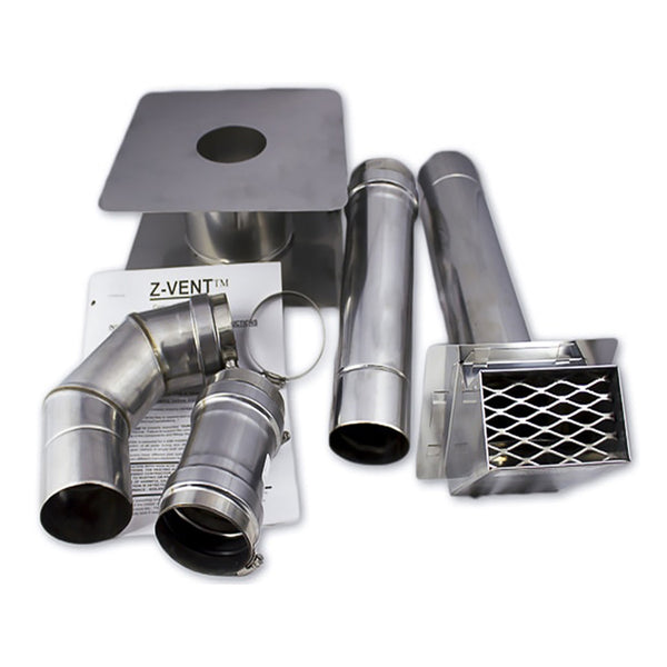 3" Stainless Steel Horizontal Vent Kit
