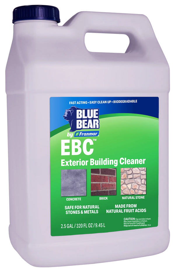 Blue Bear EBC Exterior Building Cleaner - All Natural Zero VOC Exterior Surface Cleaner