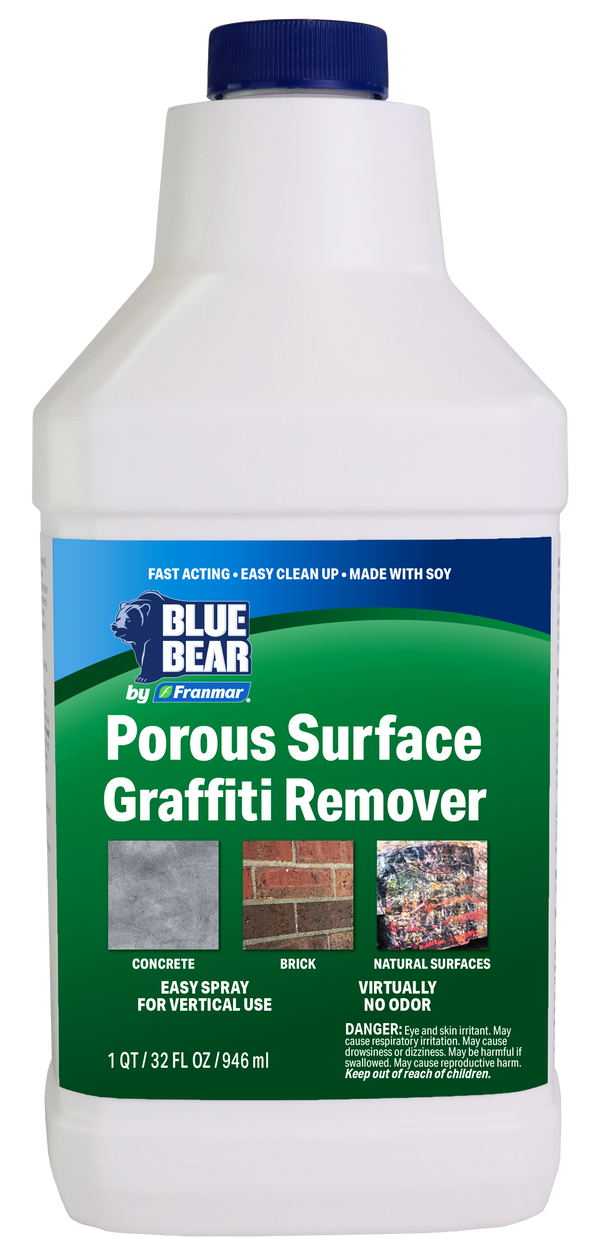 Blue Bear® Porous Surface Graffiti Remover