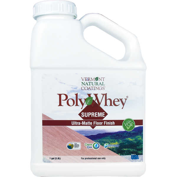Vermont Natural Coatings PolyWhey Supreme Ultra-Matte Floor Finish