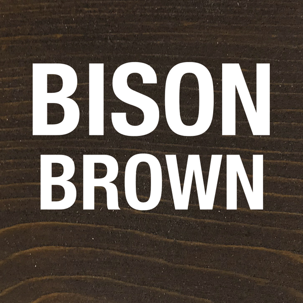 PolyWhey Exterior Wood Stain Bison Brown