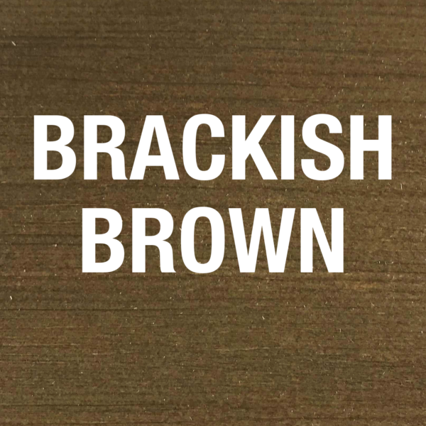 PolyWhey Exterior Wood Stain Brackish Brown