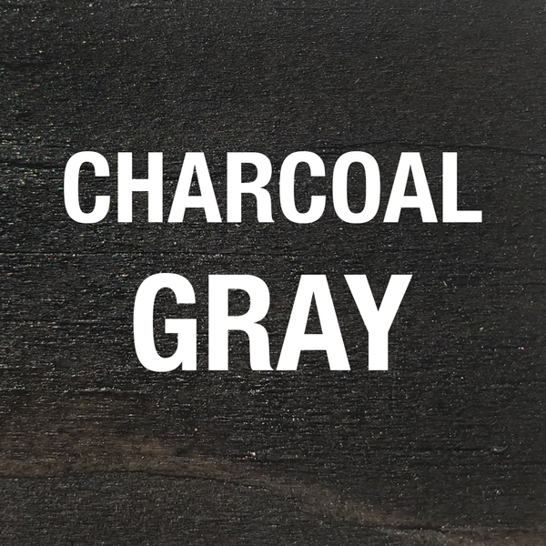 PolyWhey Exterior Wood Stain Charcoal Gray