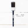 Cling On F40 flat brush