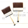 Painting with a Cling On wall brush
