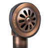 Copper Drain and Overflow Bathtub Kit