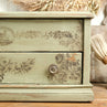 Crackle finish on a painted box
