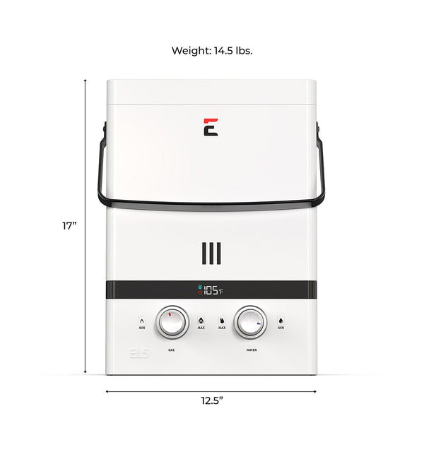 Eccotemp Luxé EL5 Portable Outdoor Tankless Water Heater