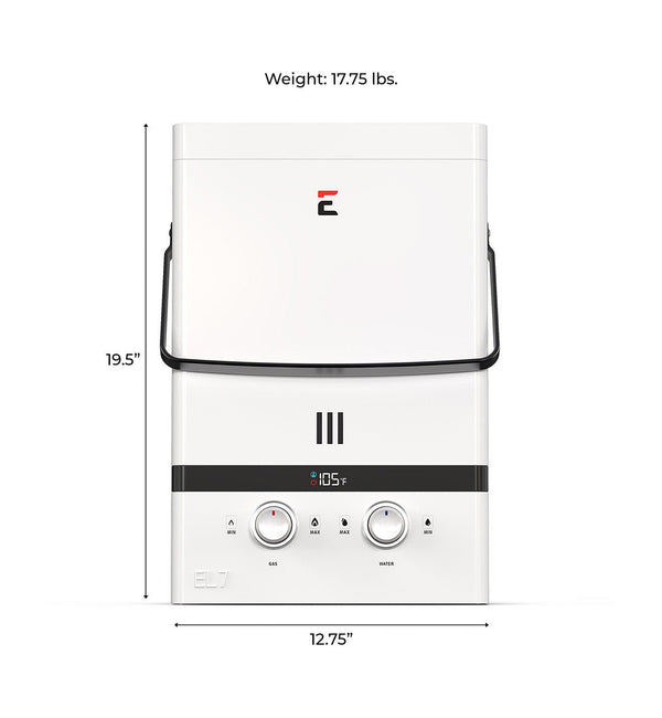 Eccotemp Luxé EL7 Portable Outdoor Tankless Water Heater