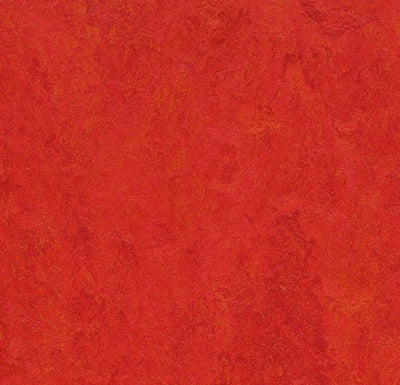 Forbo Marmoleum Marbled Fresco Sheet Sample - 3131 Scarlet