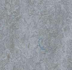 Forbo Marmoleum Marbled Real Sheet Sample - 9783 3053 Dove Blue