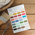 hand painted color chart – OFMP/farmhouse finishes