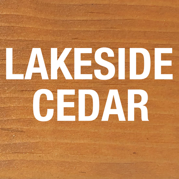 PolyWhey Exterior Wood Stain Lakeside Cedar