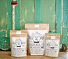 Old Fashioned Milk Paint pouches in Snow White – pint, quart and gallon sizes