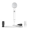Eccotemp Portable White Handheld Showerhead Kit With Coiled Hose, Black Quick Connect Adapters, And Wall Mount