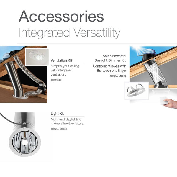 Integrated Versatility of the Solatube 14" 290DS Solar Tube Skylight Kit