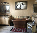 Thales 5' Copper Freestanding Bathtub with Overflow