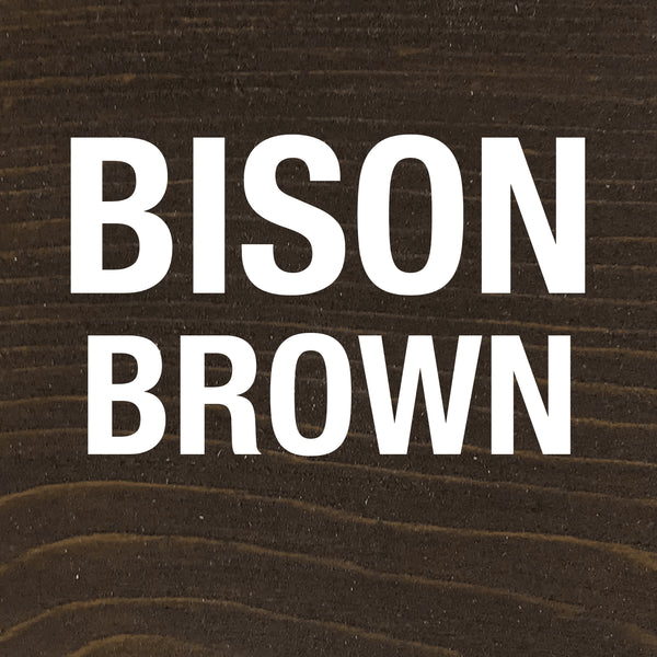 PolyWhey Exterior Wood Stain Bison Brown