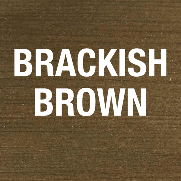 PolyWhey Exterior Wood Stain Brackish Brown