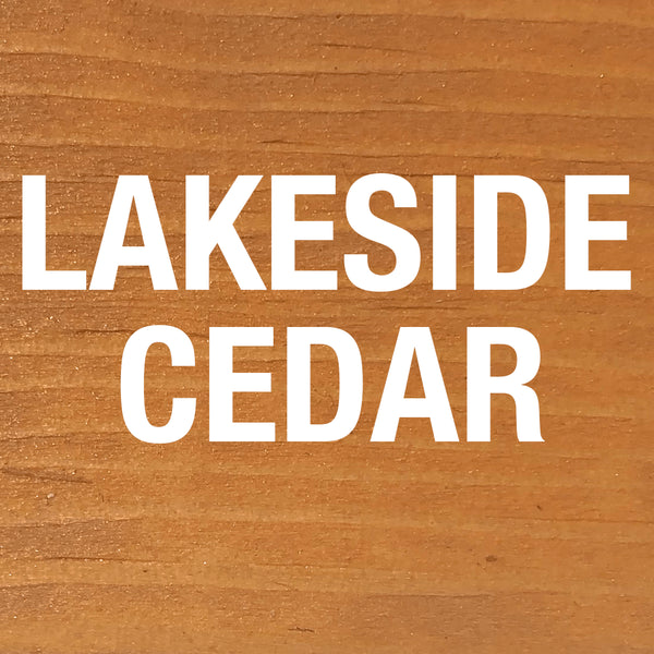 PolyWhey Exterior Wood Stain Lakeside Cedar