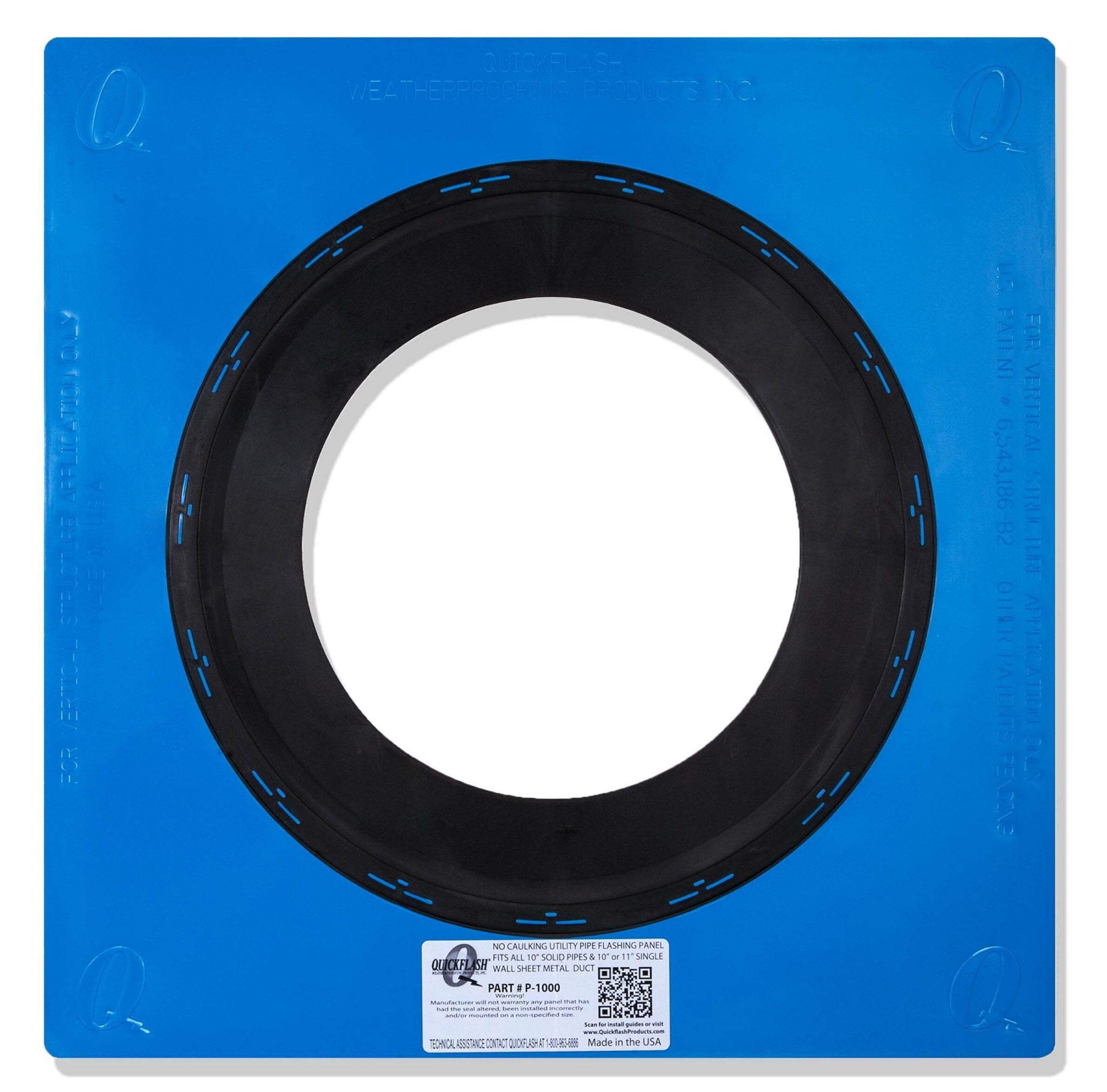 Quickflash Plumbing Flashing Panel (Case of 12) | EBP