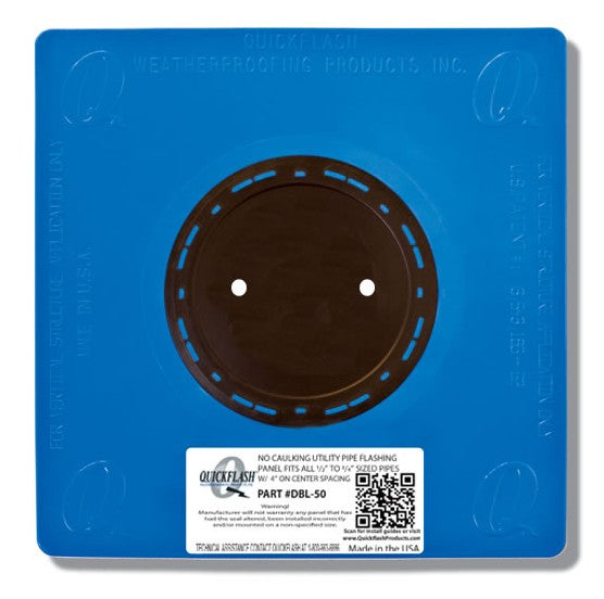 Quickflash Plumbing Flashing Panel DBL 50