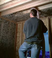 Installing Oregon Shepherd Sheep Wool Insulation into a Ceiling