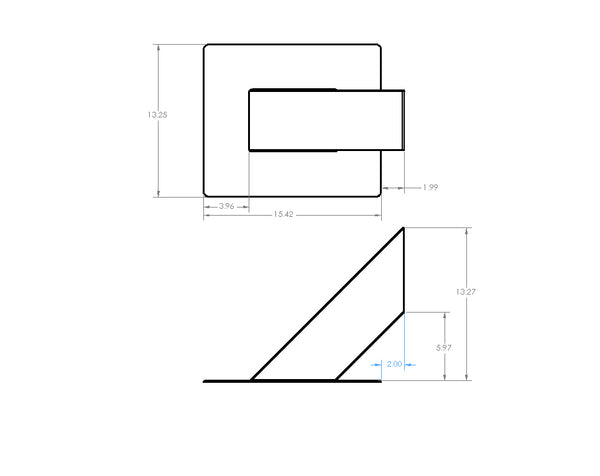 Quickflash AC U-B HVAC Flashing For Brick and Cultured Stone