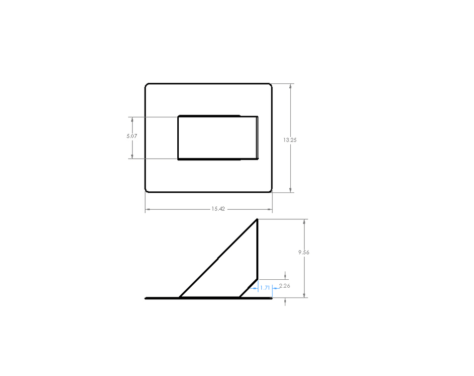 Quickflash HVAC Flashing Squared Line Set Flashing Panel | EBP