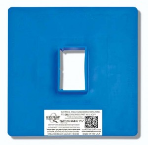 Quickflash E-SGB C 1 3/8" Flashing Panel for Electrical