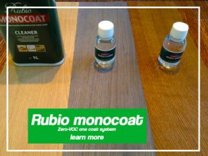 Rubio Monocoat natural finish