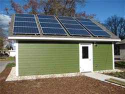 A South-Facing Garage Solar PV Install