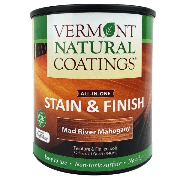 Vermont Natural Coatings mahogany stain and finish