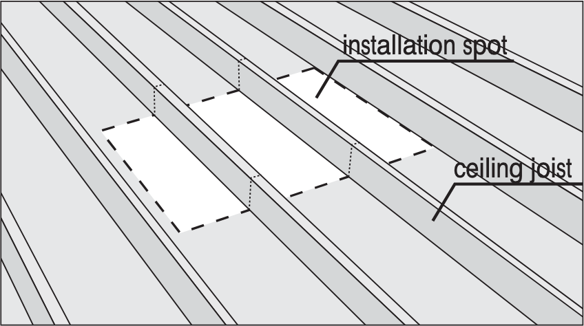 Attic Access Framing Perpendicular to Joists