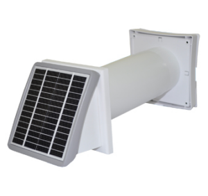 Vents-US Wall Vent PSS 102 with Solar Panel